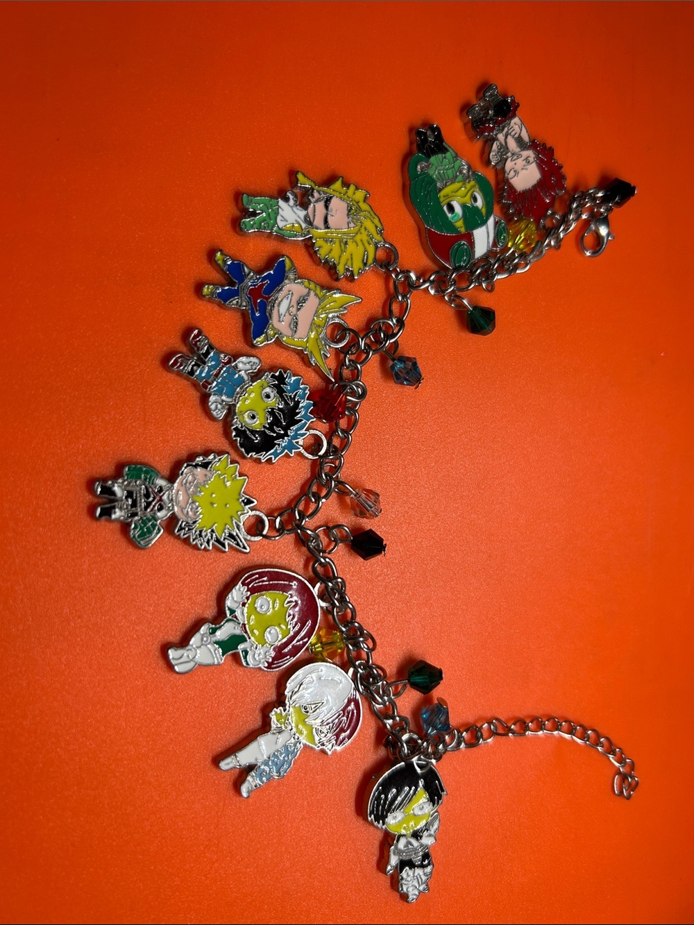 Kids Multi-Character Enamel Charm Bracelet - Colorful